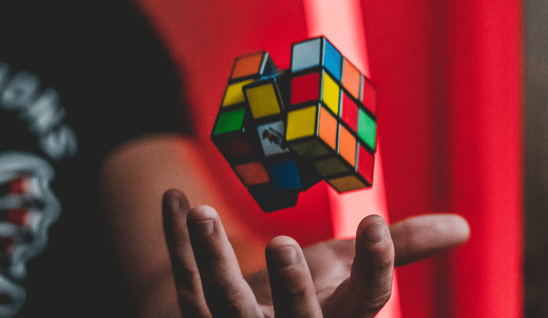 A Rubik's cube to represent the complex skills content marketers need to learn